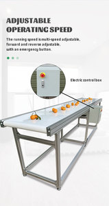 حزام ناقل للمطاعم الصناعية من الدرجة الغذائية حزام ثلاثي أوتوماتيكي بدون ضغط حزام تتبع مسطح - Product Image 4