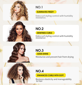 Crème hydratante pour cheveux sans sulfate en gros, crème définissante pour les boucles, activateur de boucles à l'huile d'olive, traitement capillaire, crème nourrissante - Product Image 5