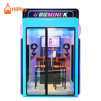 Cabine de karaoké HiPlay Super Mini, machine de karaoké commerciale insonorisée, capsule de studio de chant autonome à monnayeur pour FEC