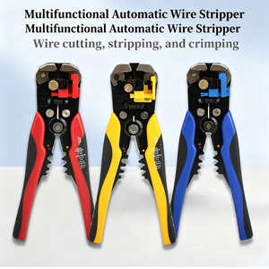 Pince à dénuder les fils 205 mm, entrée frontale automatique, qualité industrielle, pour électricien - Product Image 1