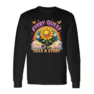 T-shirt à manches longues « Every Queef Tells A Story », humoristique et amusant pour adultes - Product Image 2