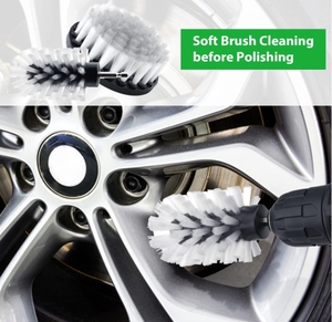 Roues de polissage chromées pour <span class=keywords><strong>perceuse</strong></span>, y compris des tampons de polissage en tissu, <span class=keywords><strong>brosse</strong></span> de polissage pour aluminium, voiture - Product Image 5