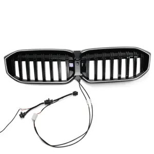 Single Slat Front Grille Auto Body Parts LED Car Bumper Grill For BMW 3 Series G20 G28 2023