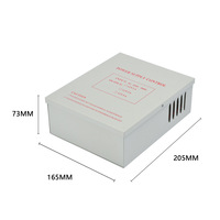 Fuente de Alimentación para Control de Acceso 12V3A, Cerradura Magnética Eléctrica, Máquina de Asistencia, Reconocimiento Facial, Batería de Respaldo, Transformador UPS