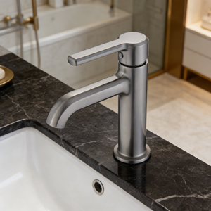 Robinet de lavabo moderne monocommande finition chromée <span class=keywords><strong>Nobili</strong></span> Acquerelli, fabrication italienne, avec cartouche en céramique - Product Image 4