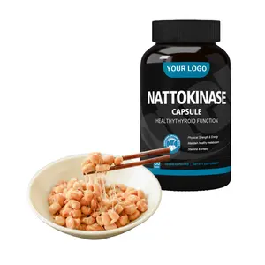 OEM Supplement Natto Extract 20000FU/g Nattokinase Enzymes Nattokinase Hard Capsules