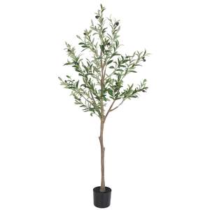 Plantes d'olivier vert artificielles avec troncs et tiges détachables, fruits à <span class=keywords><strong>haute</strong></span> simulation - Product Image 1