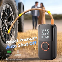 Compresseur d'air portable pour pneus de voiture rechargeable 6000mAh 150PSI à vente chaude