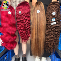 Perruques HD bouclées brutes birmanes, grade 15A, densité 250%, perruques Full Lace HD, perruque frontale Full Lace 13x6 HD, 30 pouces