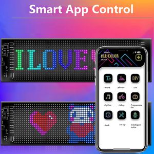 Panneau d'affichage matriciel LED Evil Eye, pixels de 2 mm, étanche IP65, alimenté par USB, contrôle par application Bluetooth, programmable à distance - Product Image 3