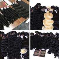 Extensions de cheveux humains de qualité supérieure, 100% cheveux vierges malaisiens, extensions de cheveux humains vierges de qualité 12A