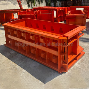 Cetakan blok cembung cekung untuk konstruksi, cetakan dinding penahan beton, cetakan blok pengunci - Product Image 2