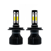 Fournisseur d'origine V7 4 côtés phares LED en gros 9004 9007 H1 H3 H11 9006 feux de route phare LED pour voitures