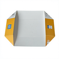 Boîte de présentation pliable pour pâtisserie, en carton écologique imprimé sur mesure, avec finition mate, pour la vente au détail