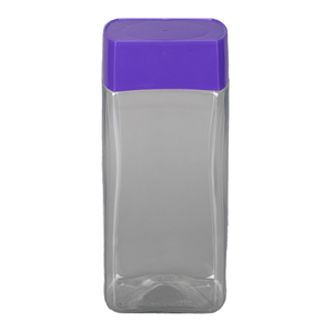 Hete Verkoop Luxe Huisdier Plastic Vierkante Pot <span class=keywords><strong>Container</strong></span> Premium Flessen Voor Verschillende Doeleinden - Product Image 1