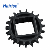 Pignon en plastique noir durable Hairise pour courroie modulaire Har2520