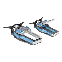 COGO - Bloques de Construcción de Modelos de Naves de Guerra, Bloques Técnicos Compatibles con la Serie City, Juguetes de Bloques