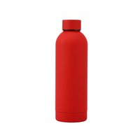Thermos isolé sous vide à double paroi avec impression personnalisée bouteille d'eau de sport de 12oz 17oz 25oz 32oz paille en acier inoxydable