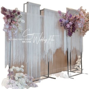 Đồ trang trí tua rua treo trần nhà tiệc cưới, phụ kiện trang trí mới, rèm tua rua lấp lánh - Product Image 3