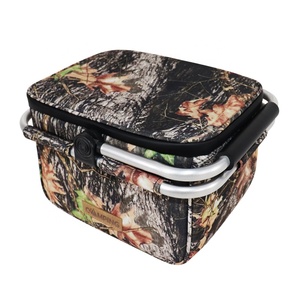 Sac isotherme pliable imperméable en polyester Senda 900D avec cadre en aluminium, logo personnalisé, panier de pique-nique isolé, vente en gros - Product Image 4