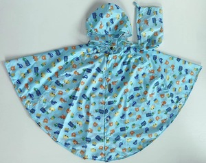 Manteau imperméable pour enfants, <span class=keywords><strong>poncho</strong></span> de maternelle, à séchage rapide, motif arc-en-ciel, avec sac, tendance, nouveauté - Product Image 2