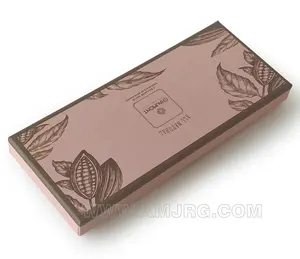 Handgemachte kleine rosa Schokoladengüterbox mit Kunststofftablett kundenspezifisches Logo mit Stempelfunktion für Lebensmittel-Geschenkbox aus Papier