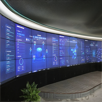 Pantalla LED Flexible a Todo Color para Publicidad en Interiores, Módulo Curvo P2.5 para Centros Comerciales y Tiendas Minoristas
