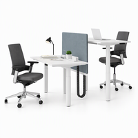 Tables de bureau modernes en MDF à hauteur réglable électriquement, avec mémoire intelligente, postes de travail mobiles pour bureaux et immeubles de bureaux