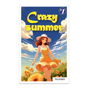 Instant Win Pull Tab Cards Venta Tamaño del boleto logo Impresión digital Papel recubierto HD Pull Tabs Boletos de juego - Product Image 2