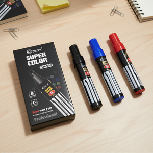 <span class=keywords><strong>Marqueur</strong></span> permanent à pointe biseautée, imperméable, en gros, pour le marché africain, best-seller, encre <span class=keywords><strong>indélébile</strong></span> de haute performance, couleur variée - Product Image 2