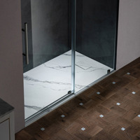 Basis Shower SMC Profil Rendah Modern Grosir 48x32 Komposit untuk Penggunaan Hotel Bersertifikasi CE ISO
