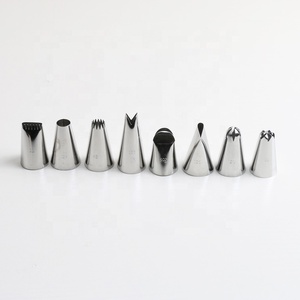 De grado de alimentos sin costura <span class=keywords><strong>gris</strong></span> cookie herramientas de soldadura de 304 de tuberías boquillas para <span class=keywords><strong>pastel</strong></span> Decoración - Product Image 3