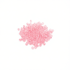 Ilan Abalorios Perline Rotonde Trasparenti Rosa Chiaro 6mm 15g - Product Image 2