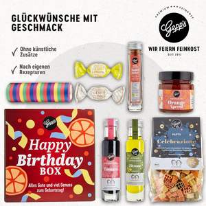 Canasta de Regalo de Cumpleaños de Gepp con <span class=keywords><strong>Pasta</strong></span> Italiana, Bombones y Serpentinas - Regalo Unisex para Mujeres y Hombres - Product Image 3