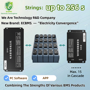Ecbms แบตเตอรี่แรงสูง BMS 72S 256S 192V 500V 500A 1000A BMS แบตเตอรี่กระแสสูงพร้อม18650ชาร์จแบตเตอรี่ที่สมดุล - Product Image 2