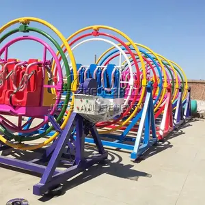 3D Space Ring Ride giroscopio umano in vendita, giostre di carnevale per bambini e adulti