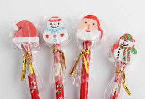 Lápiz de Madera Creativo con Diseño de Dibujos Animados y Mini Borrador de Animales, Regalo Escolar, Regalo de Navidad para Niños, Lápices Estándar - Product Image 6