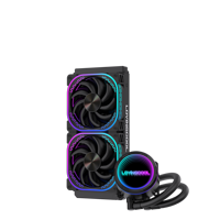 Refroidisseur de processeur de bureau LOVINGCOOL, refroidissement par eau, éclairage LED ARGB, interface ARGB automatique, installation sans pilote, boîtier d'ordinateur à liquide