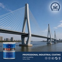 Revêtement liquide bicomposant Wolong, apprêt époxy riche en zinc à 80 %, protection galvanique ultra-corrosion pour ponts et éoliennes