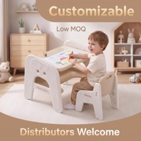 Ensemble de chaise et bureau d'étude en plastique pour enfants, hauteur réglable, pour l'école primaire, usage domestique, éducation précoce, dessin et gribouillage