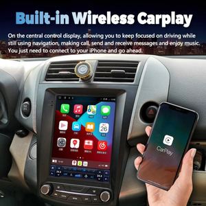หน้าจอแอนดรอยด์ 9 พร้อมระบบนำทาง GPS เครื่องเล่นมัลติมีเดียสำหรับรถยนต์โตโยต้า RAV4 ปี 2009 2011 ระบบปรับอากาศอัตโนมัติ หน้าจอขนาด 10.4 นิ้ว แบบเทสลา ฮีดยูนิต 2 DIN วิทยุติดรถยนต์พร้อมวีดีโอ - Product Image 6