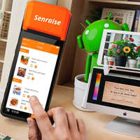 Système de point de vente mobile Android 13.0 du fabricant avec port USB, 3 Go de RAM, 32 Go de ROM, impression de reçus 80 mm, point de vente de détail basé sur le cloud
