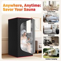 Sauna d'angle individuel pour intérieur, léger, télécommandé, portable, type tente à vapeur
