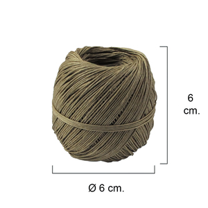 Filo di Canapa Bramante Lucidato N. 6 (bobine da 50 grammi) O/ 0,9 mm. - Product Image 3