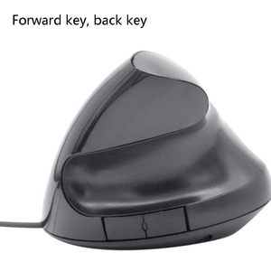 JSY-<span class=keywords><strong>12</strong></span> de ratón Vertical con cable USB, 5 botones, soporte de muñeca, óptico, ergonómico, novedad - Product Image 3