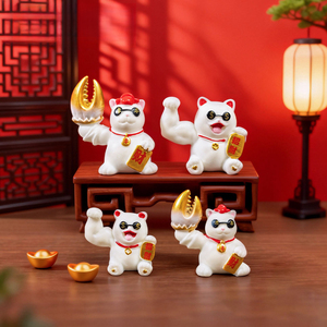 Weij กล่องปริศนาสำหรับตกแต่งภูมิทัศน์เซเลบริเน็ต Qilin แขนตุ๊กตามาเนกิโกะ - Product Image 1