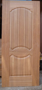 Piel de puerta de venta directa de fábrica Interior de buena calidad más barata MDF/HDF chapa de madera roble Sapelli Piel de puerta de Color teca madera contrachapada - Product Image 5