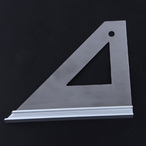 Regla Triangular MAYH de 10 cm, Escala de Ángulo Recto Metálica para Dibujo de Ingeniería - Product Image 3