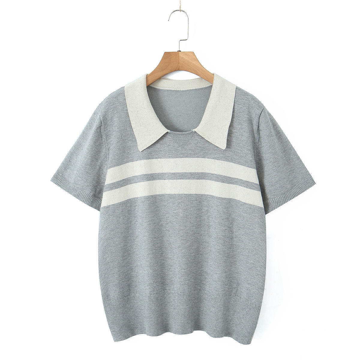 เสื้อโปโลสีเทา