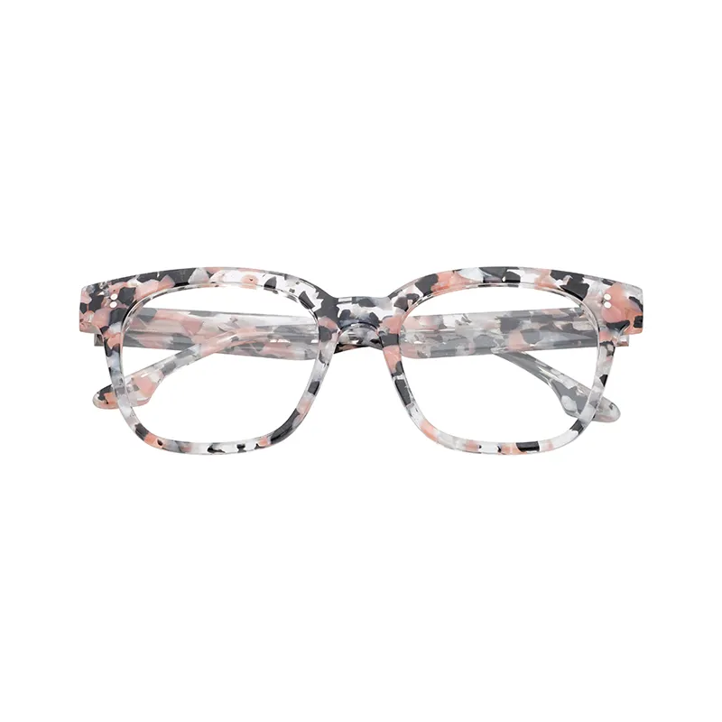 Kacamata persegi asetat kualitas tinggi bingkai kacamata baca pria desainer